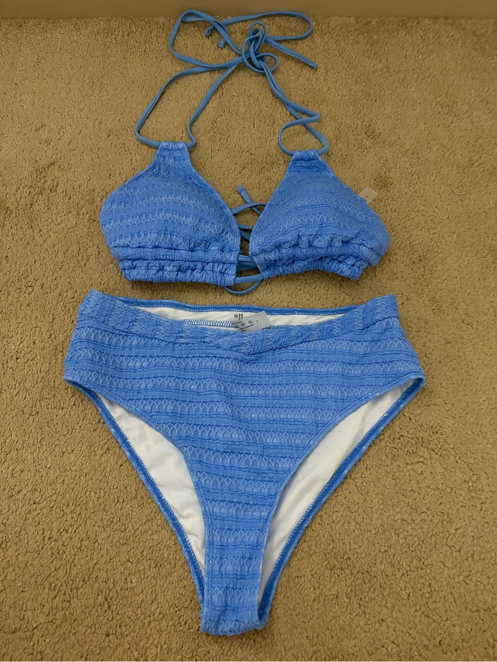 SHEIN Triangle High Waisted Bikini